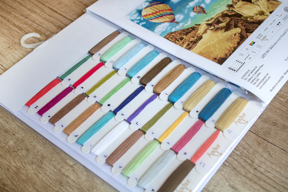 Balloons over the Grand Canyon, Cross Stitch Kit - LETISTITCH LETI 961