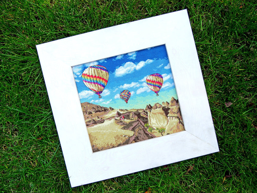 Balloons over the Grand Canyon, Cross Stitch Kit - LETISTITCH LETI 961