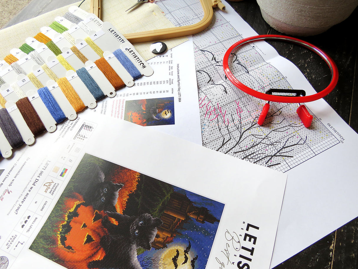 LETI 964 Did we scare you? - LETISTITCH - Cross Stitch Kit