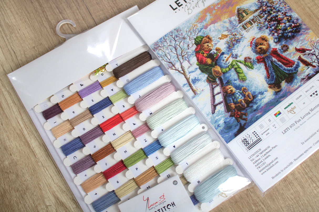 LETI 970 Fun loving joy - LETISTITCH - Cross Stitch Kit