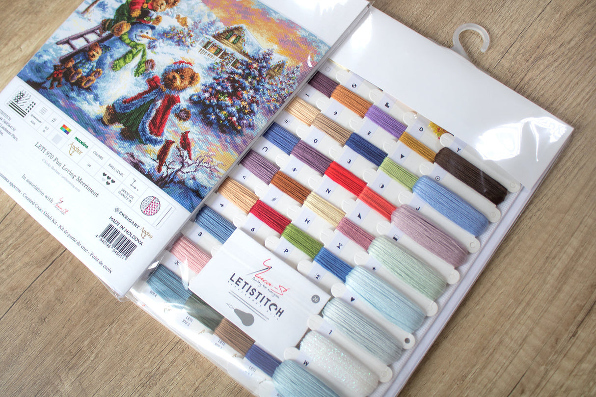 LETI 970 Fun loving joy - LETISTITCH - Cross Stitch Kit