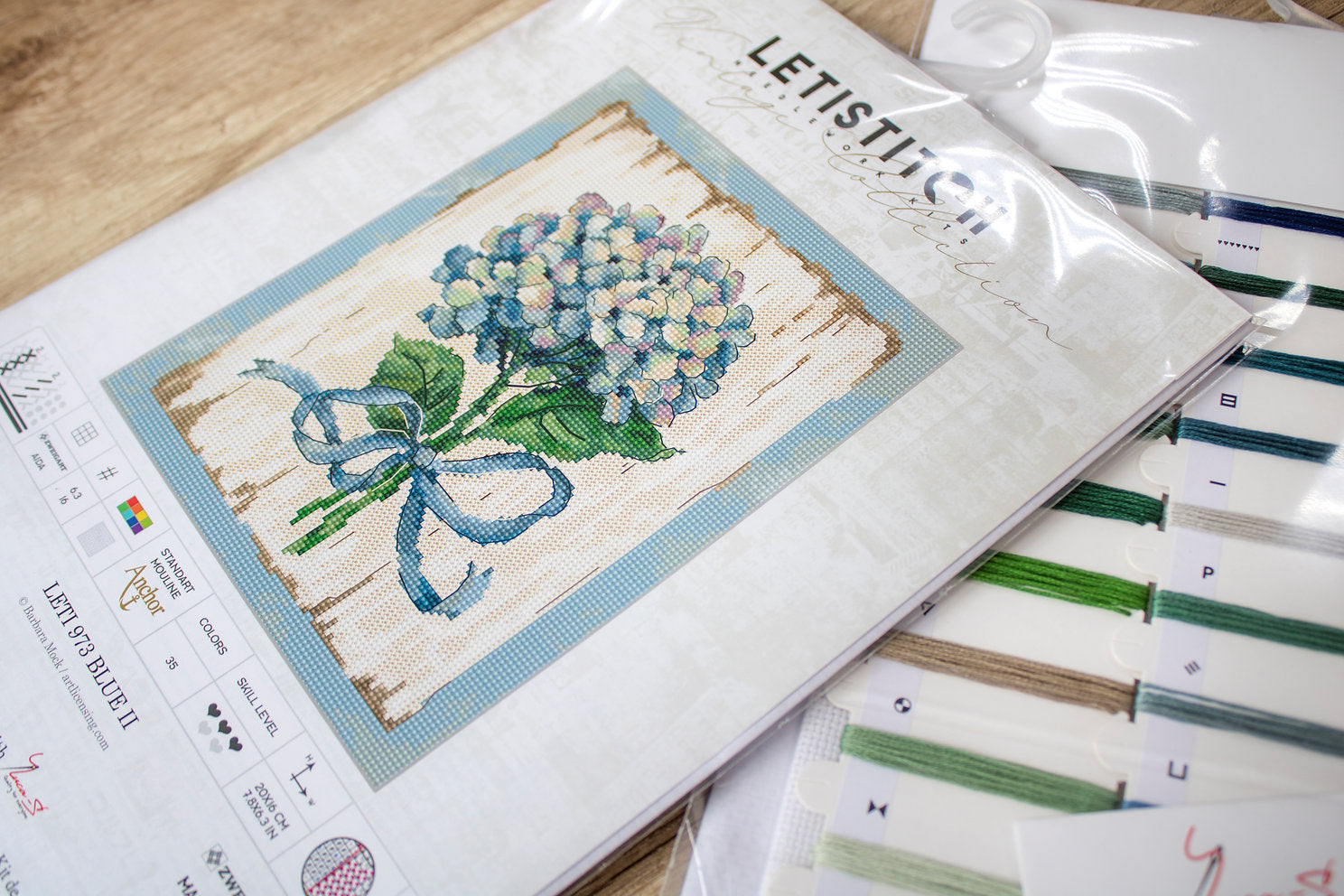 Cross Stitch Kit BLUE II - LETI 973 LETISTITCH