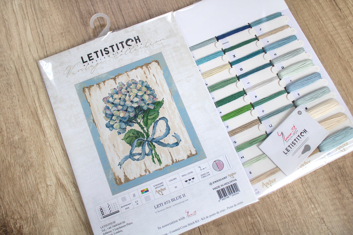 Cross Stitch Kit BLUE II - LETI 973 LETISTITCH