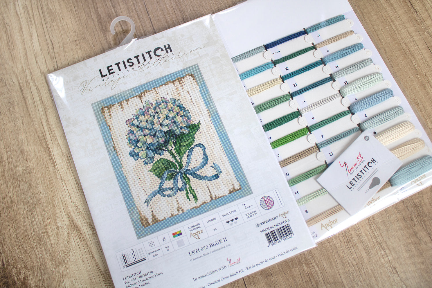 Cross Stitch Kit BLUE II - LETI 973 LETISTITCH