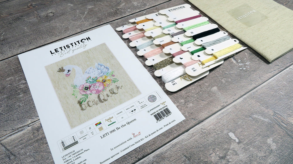 LETI 996 Be the Queen - LETISTITCH - Cross Stitch Kit