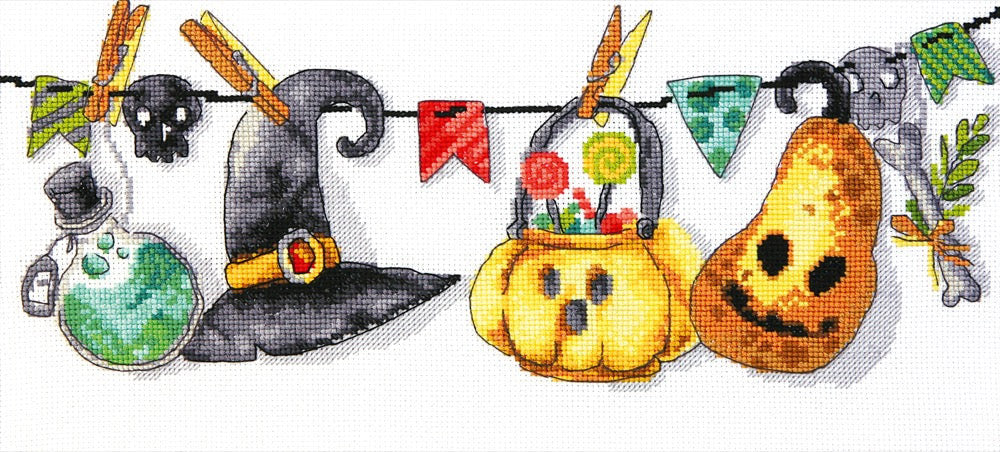 Halloween - M-447 Charivna Mit - Kit de Punto de Cruz