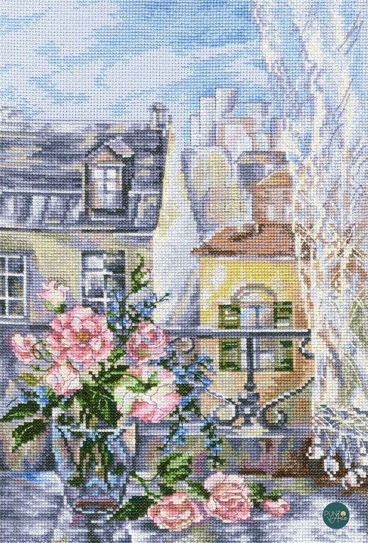 M593 Matin à Paris - RTO - Kit de point de croix