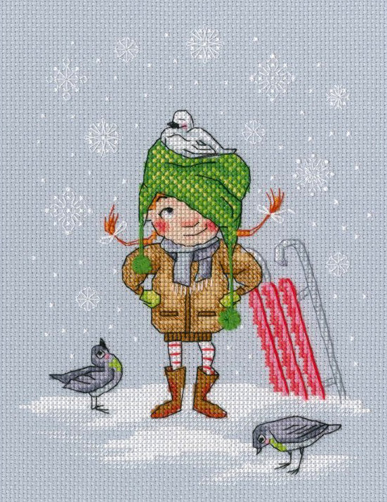 Patinage - M653 RTO - Kit de point de croix