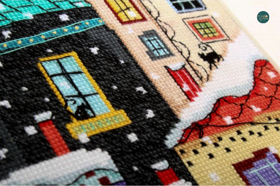 Chute de neige - M654 RTO - Kit de point de croix