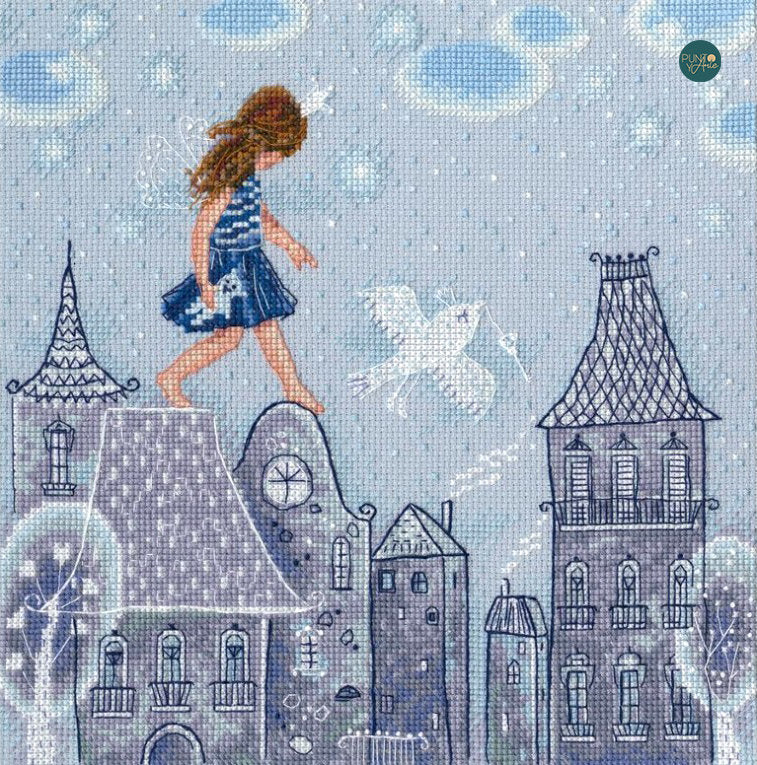 M662 Fairy Tales Live on Rooftops - RTO - Kit de point de croix