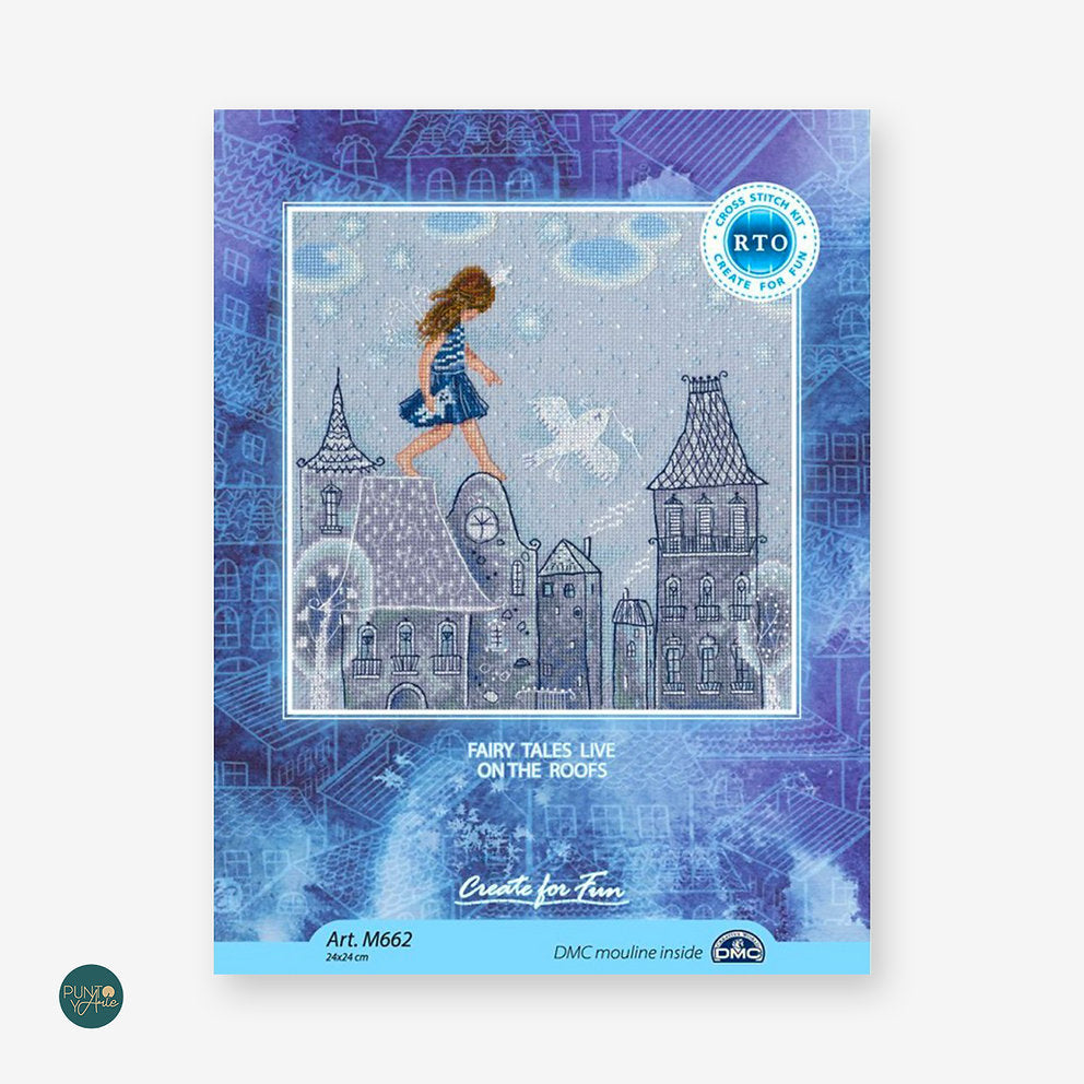 M662 Fairy Tales Live on Rooftops - RTO - Kit de point de croix