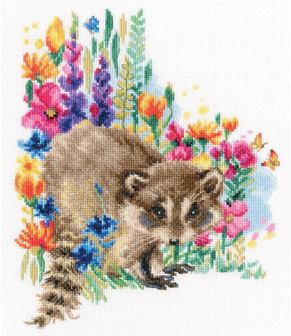 The one who loves flowers. RTO M684. Cross stitch kit