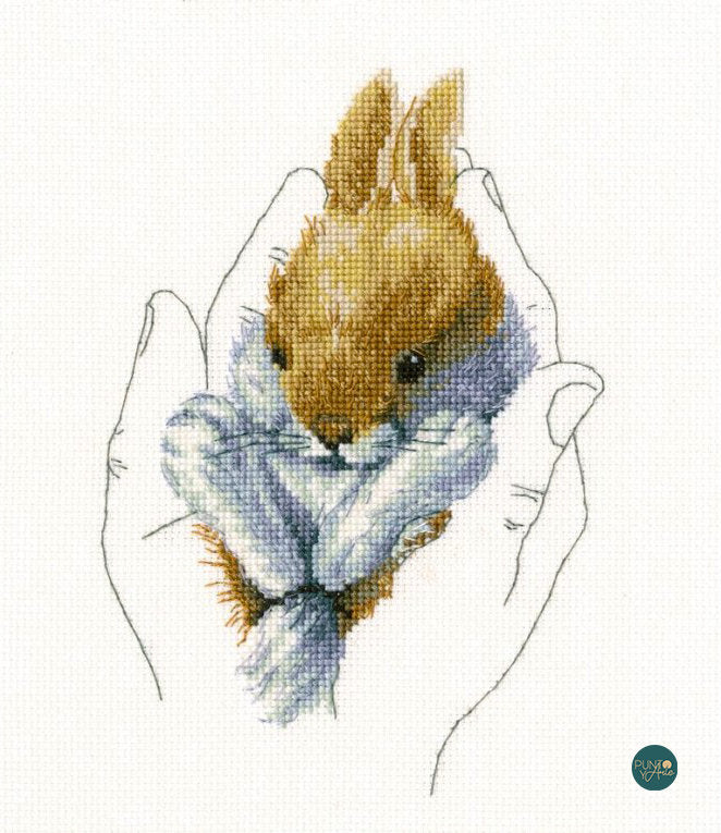 M697 Dans les paumes - RTO - Kit de point de croix