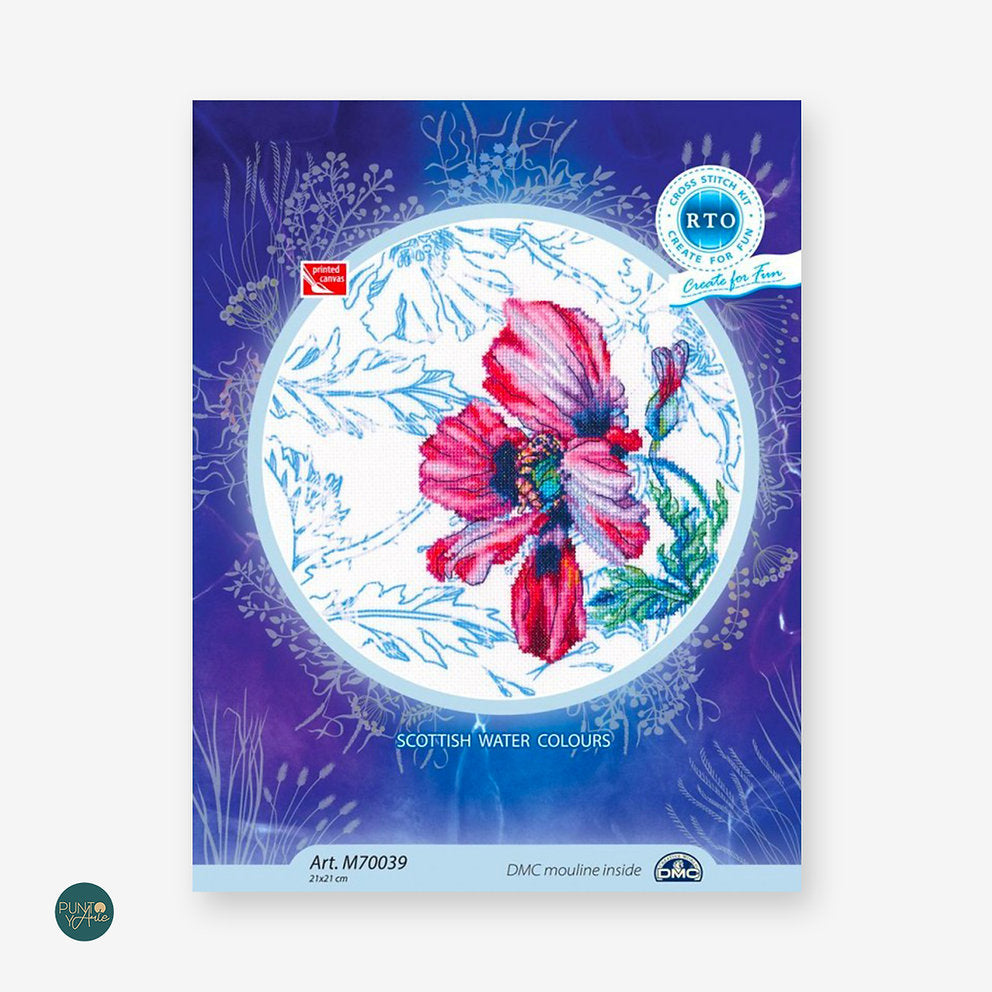 M70039 Aquarelles écossaises - RTO - Kit de point de croix