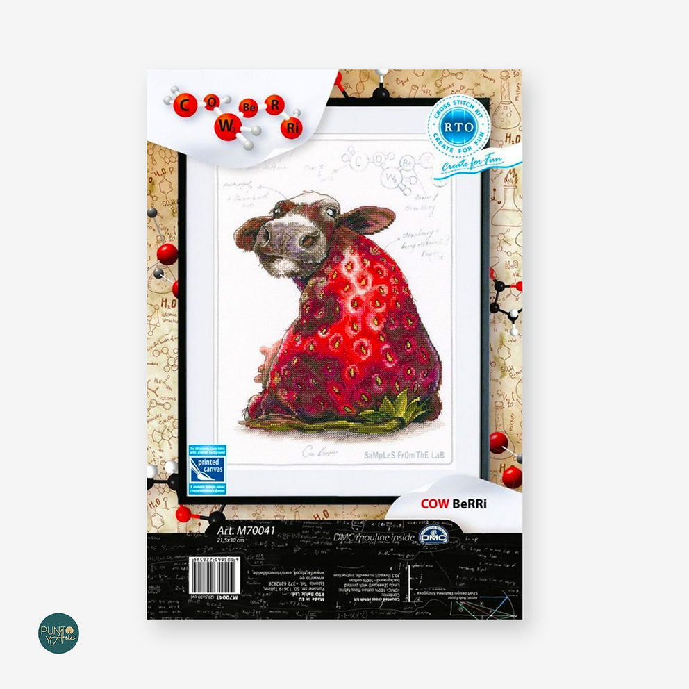 M70041 Cow Berry - RTO - Kit de point de croix