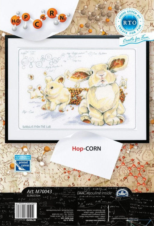Hop-corn - RTO - Cross stitch kit M70043