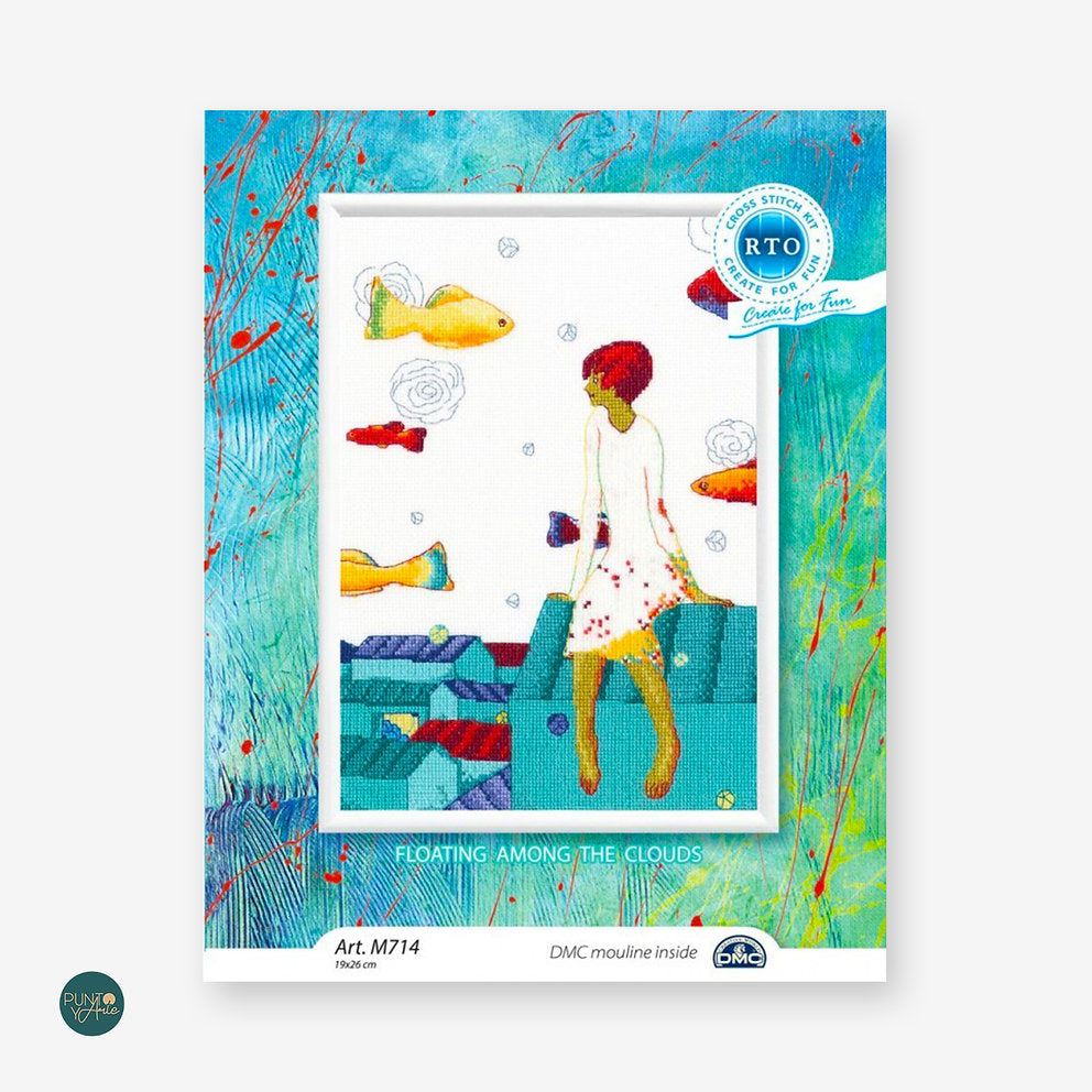 M714 Flottant parmi les nuages - RTO - Kit de point de croix