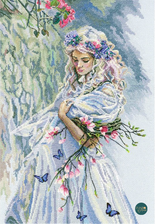 M725 Nymphe des arbres - RTO - Kit de point de croix