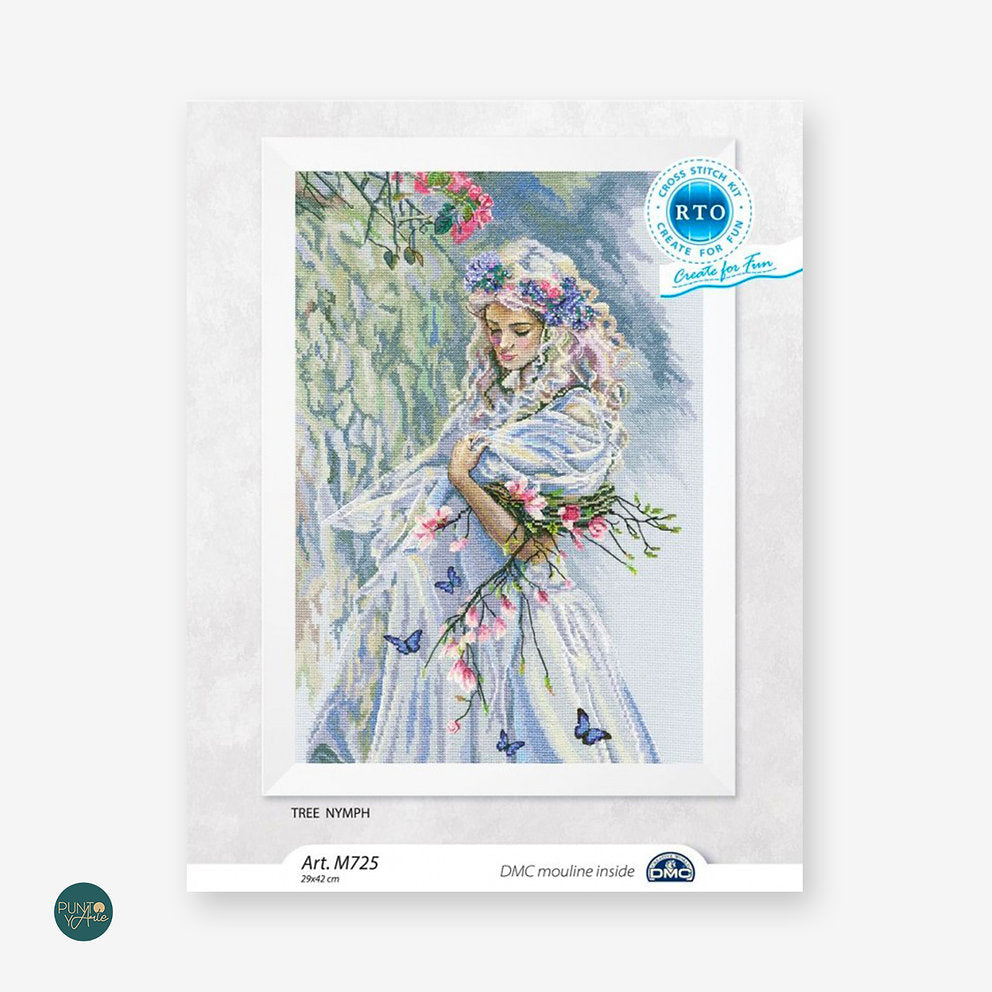 M725 Nymphe des arbres - RTO - Kit de point de croix