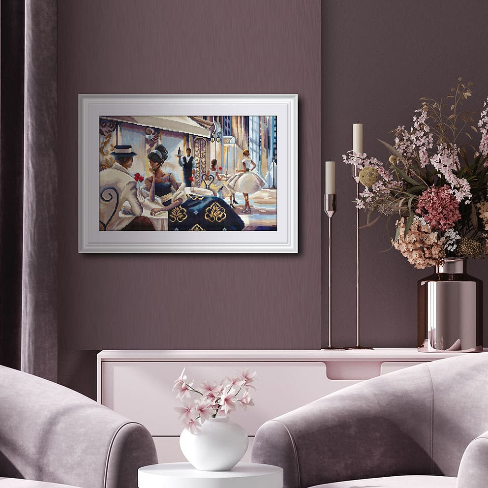 Cross stitch kit "Pleasant evening in the cafe" RTO M742