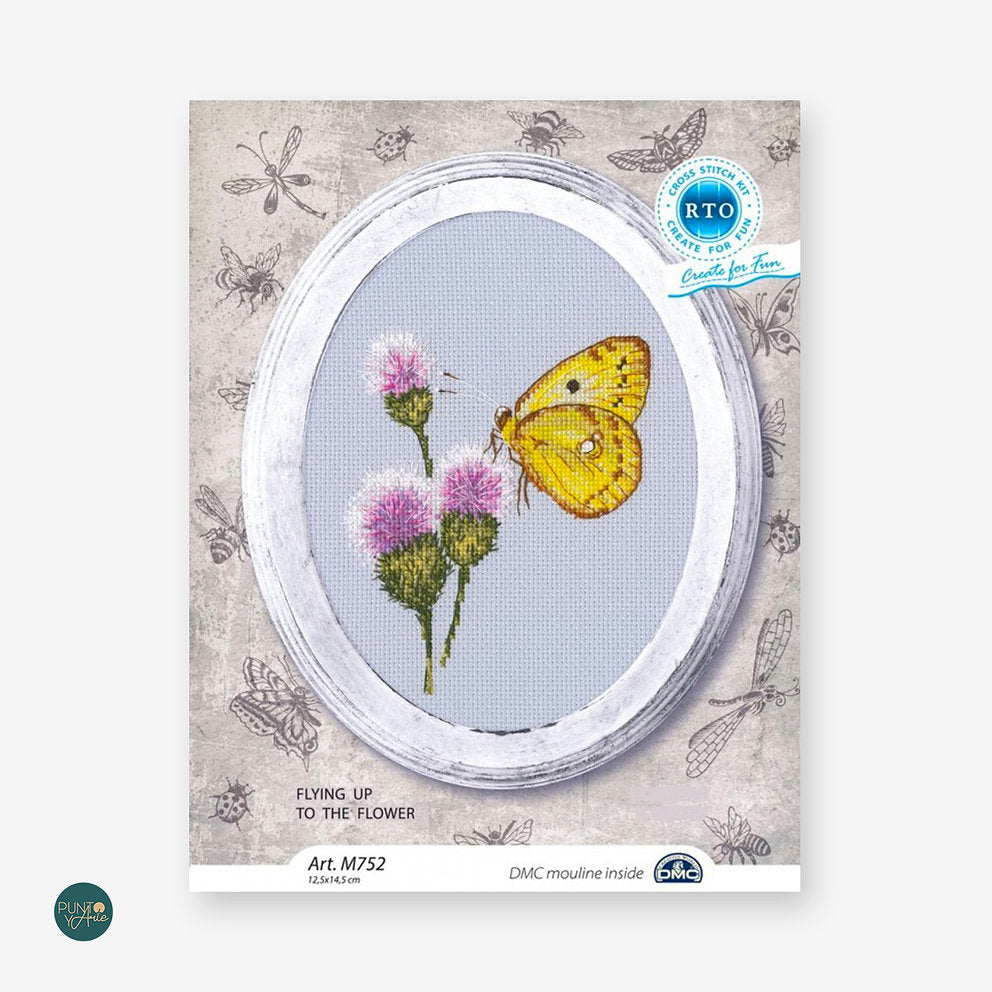 M752 Flying towards the flower - RTO - Cross stitch kit