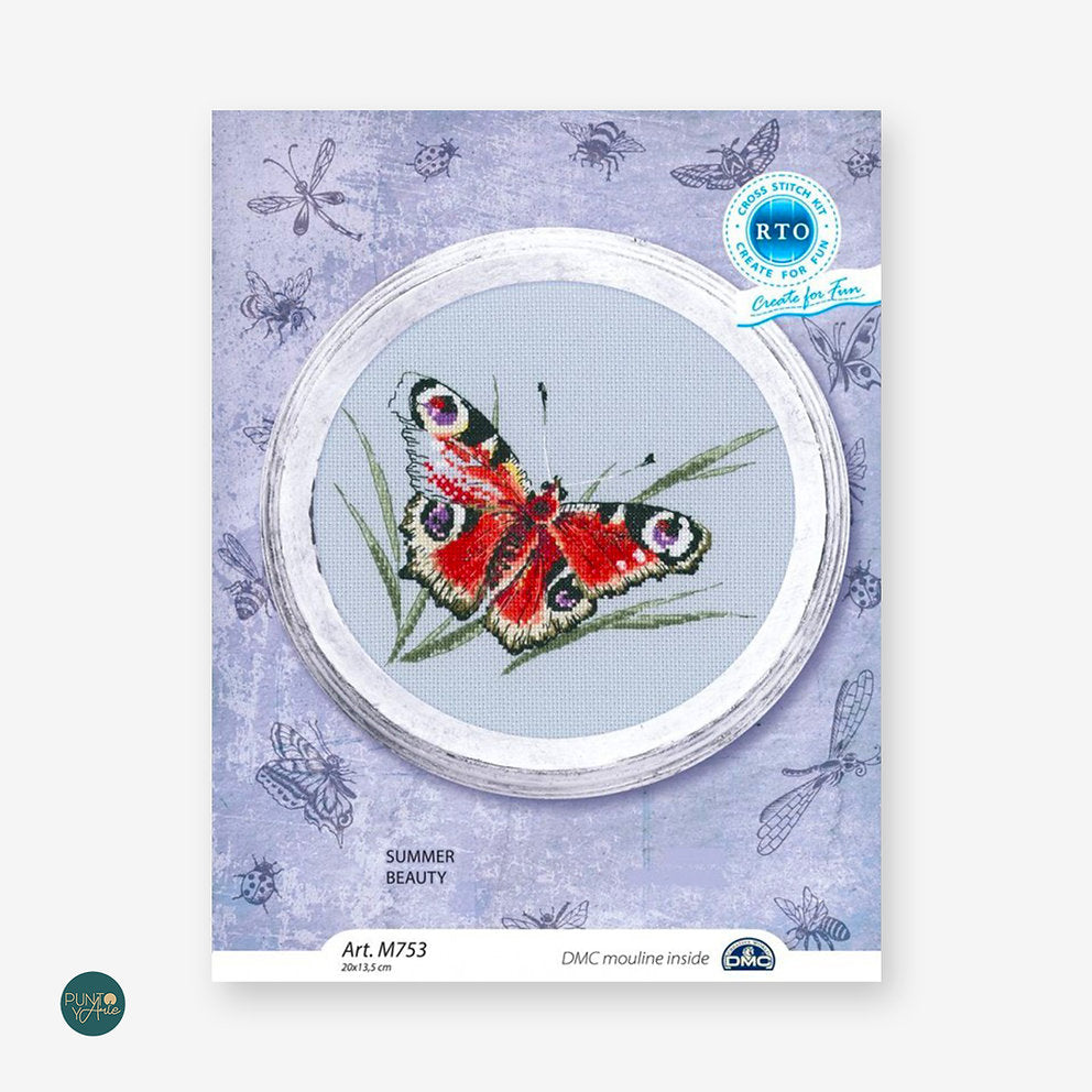 Beauté d'été - M753 RTO - Kit de point de croix