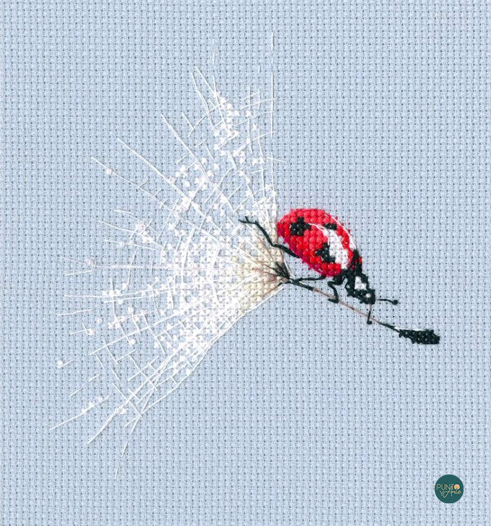 M756 sur le parachute de pissenlit - RTO - Kit de point de croix