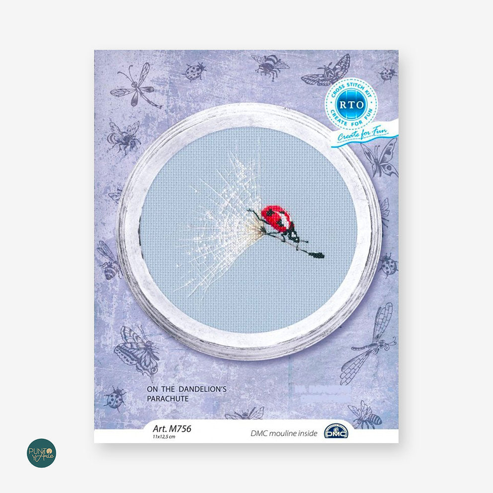M756 sur le parachute de pissenlit - RTO - Kit de point de croix