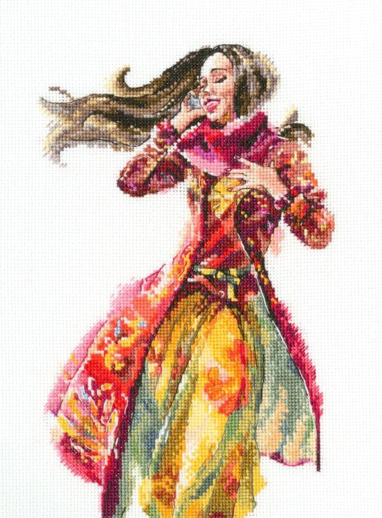 Printemps dans les rues - M760 RTO - Kit de point de croix