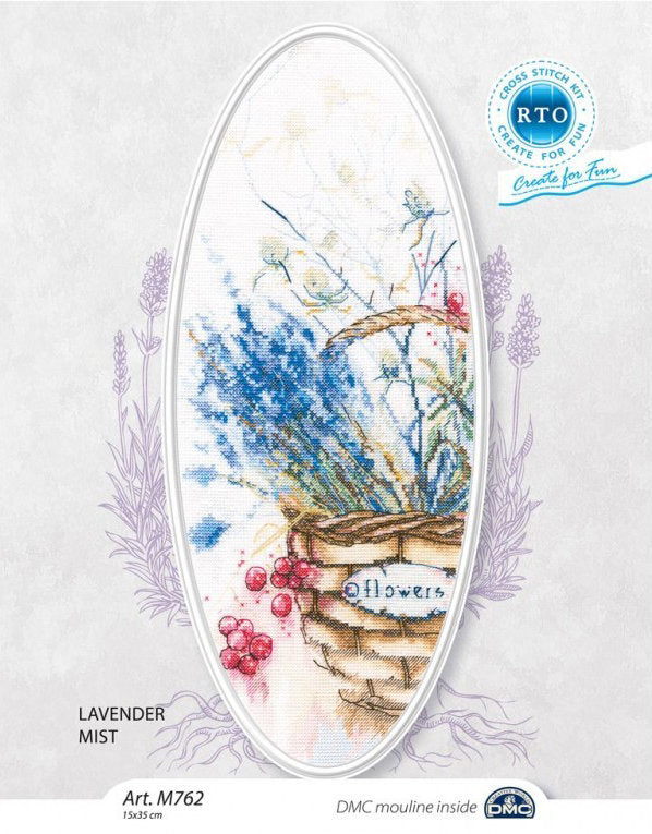 Niebla de lavanda - RTO M762 - Kit de punto de cruz