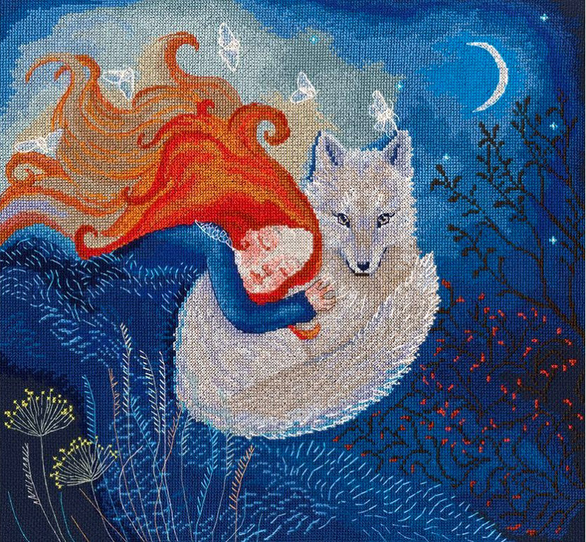 M790 Sous la couverture de la forêt - RTO - Kit de point de croix