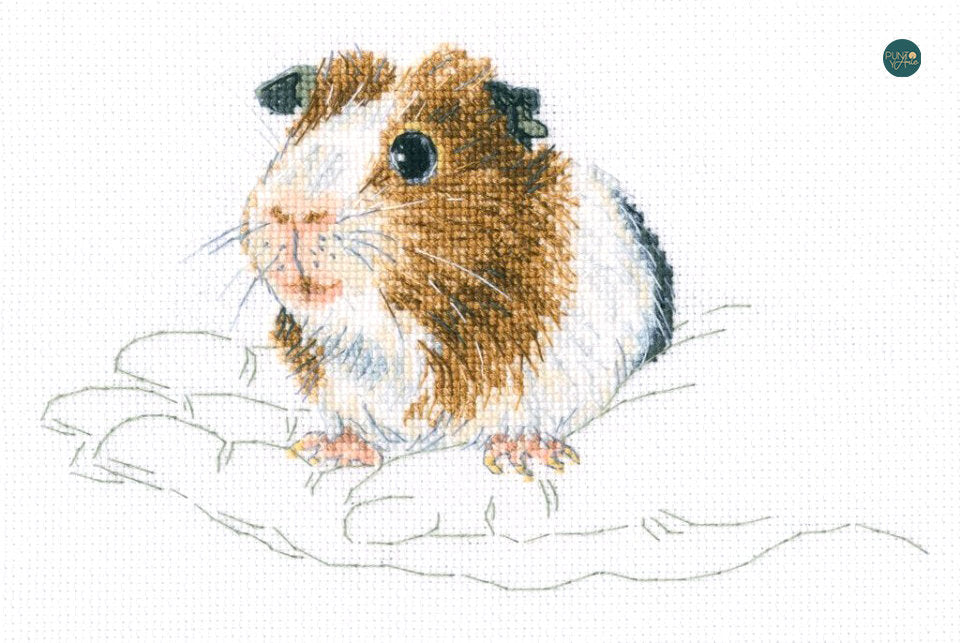 M817 Dans les paumes - RTO - Kit de point de croix