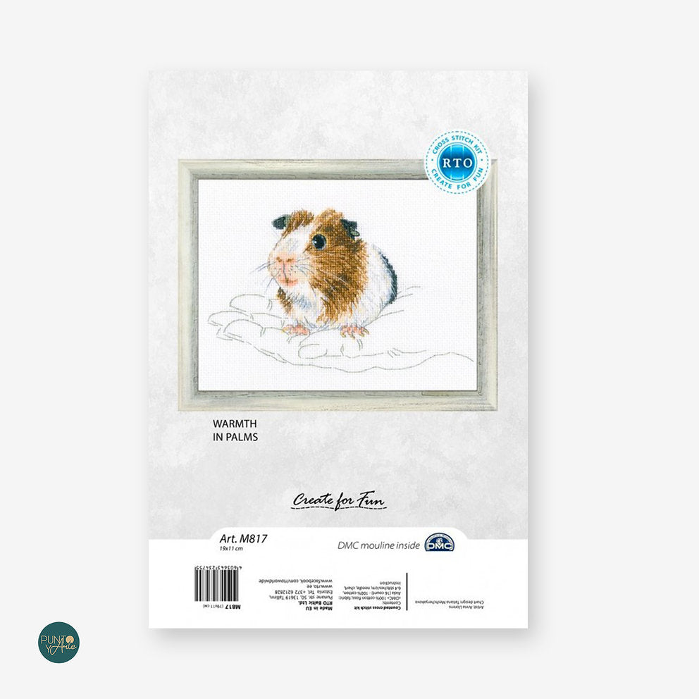 M817 Dans les paumes - RTO - Kit de point de croix