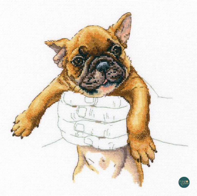 M821 Dans les paumes - RTO - Kit de point de croix