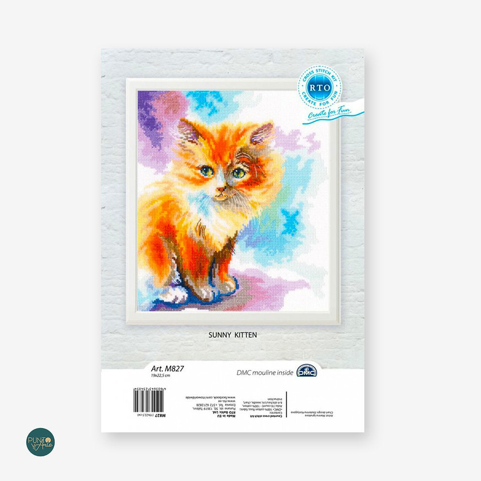 M827 Dans les paumes - RTO - Kit de point de croix