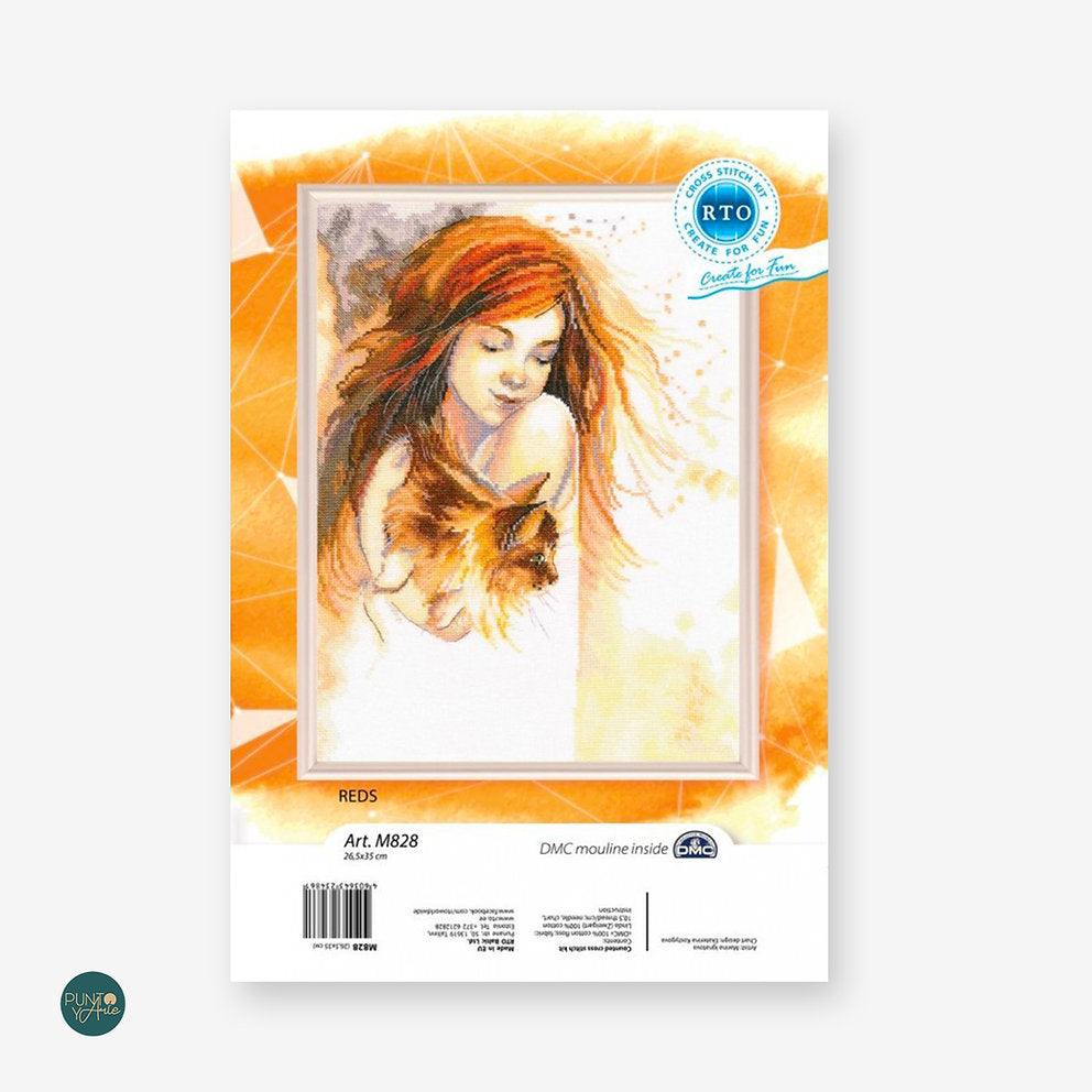 M828 Rouges - RTO - Kit de point de croix