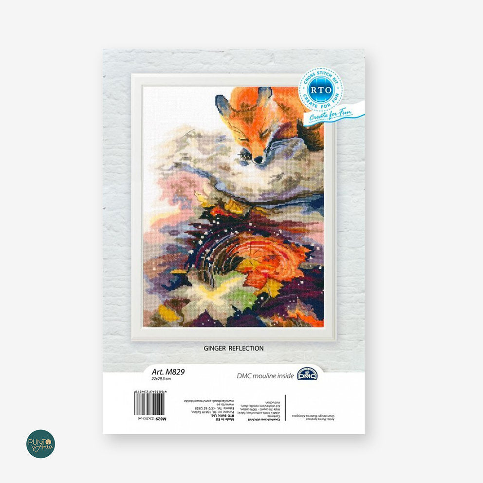 M829 Reflexión de jengibre - RTO - Kit de punto de cruz