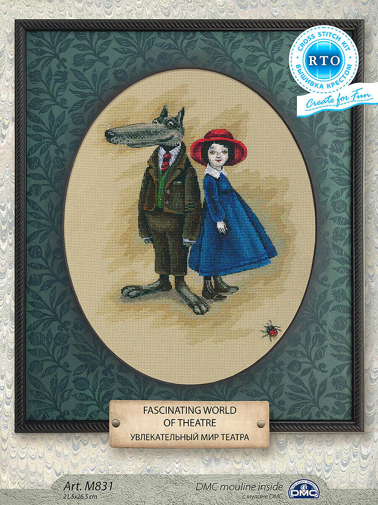 Kit de punto de cruz "El Fascinante Mundo del Teatro" de RTO M831