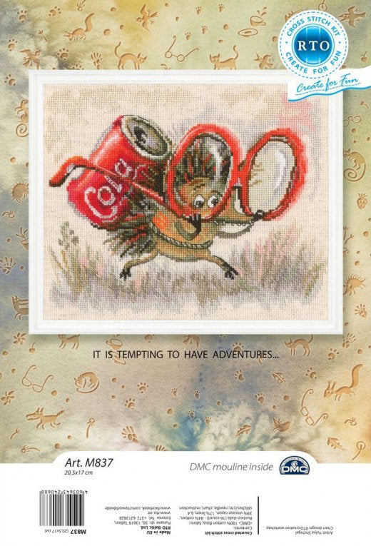 It's tempting to have adventures... - RTO M837 - Cross stitch kit