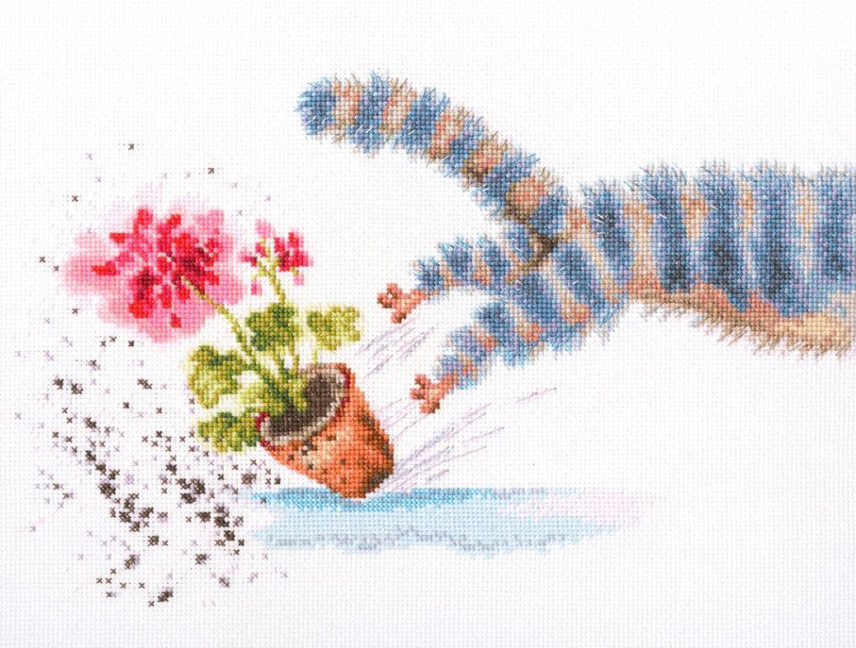 Geranium on the windowsill... - RTO M841 - Cross stitch kit