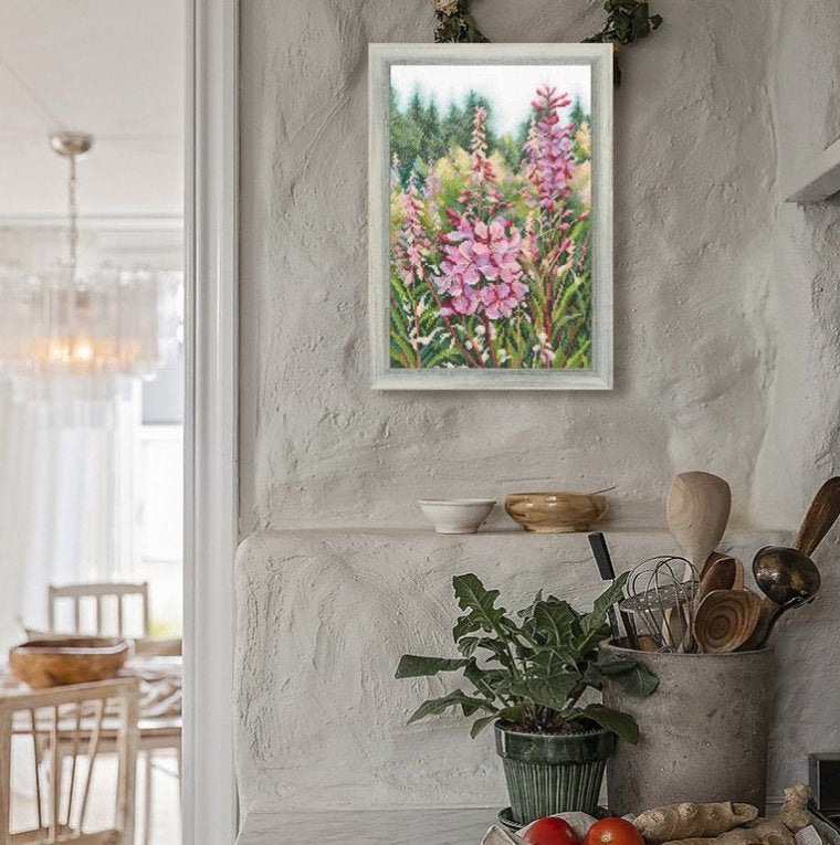 Willows Raspberry Candles - RTO M863 - Kit de point de croix