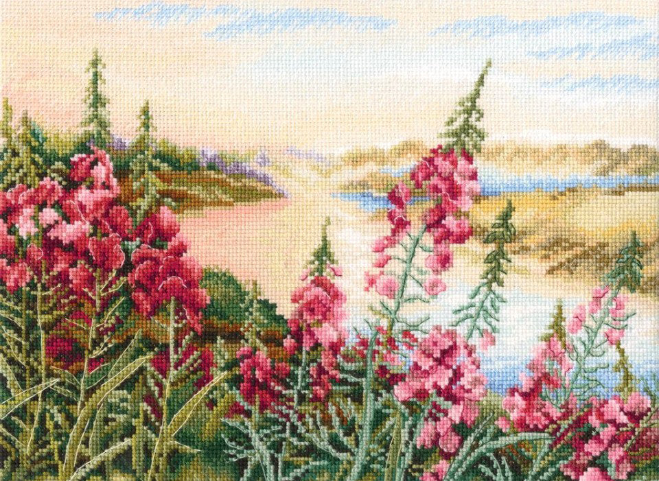 Where Fireweed Blooms - RTO M881 - Cross Stitch Kit