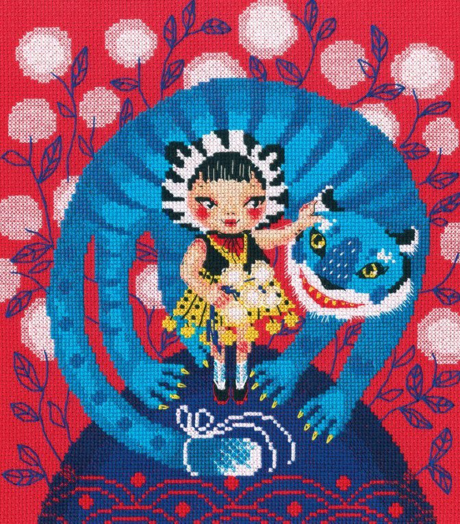 Oreilles douces - RTO M895 - Kit de point de croix