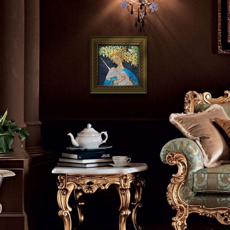 esprit doux. RTO M897. trousse au point de croix