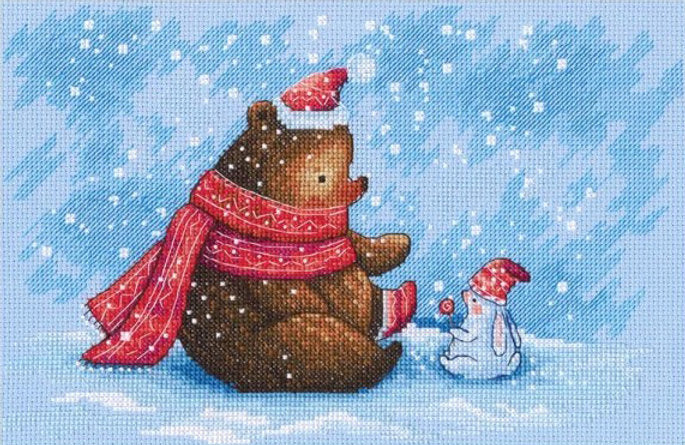 Time to warm up your nose. RTO M900. Cross stitch kit