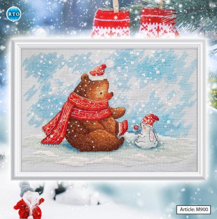 Time to warm up your nose. RTO M900. Cross stitch kit