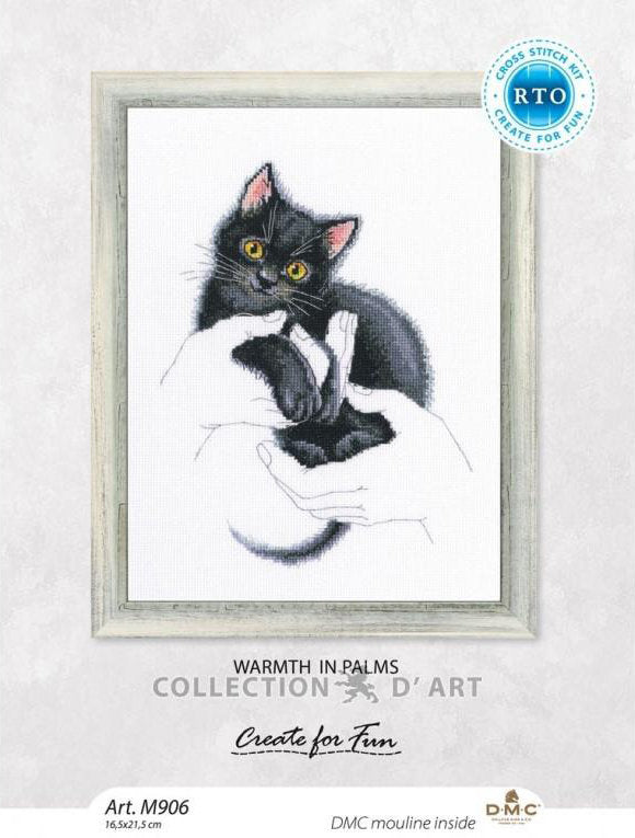 Calidez en las palmas. RTO M906. Kit de punto de cruz