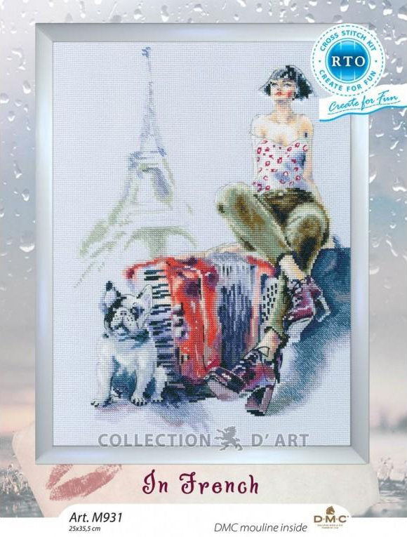 En francés RTO M931. Kit de punto de cruz