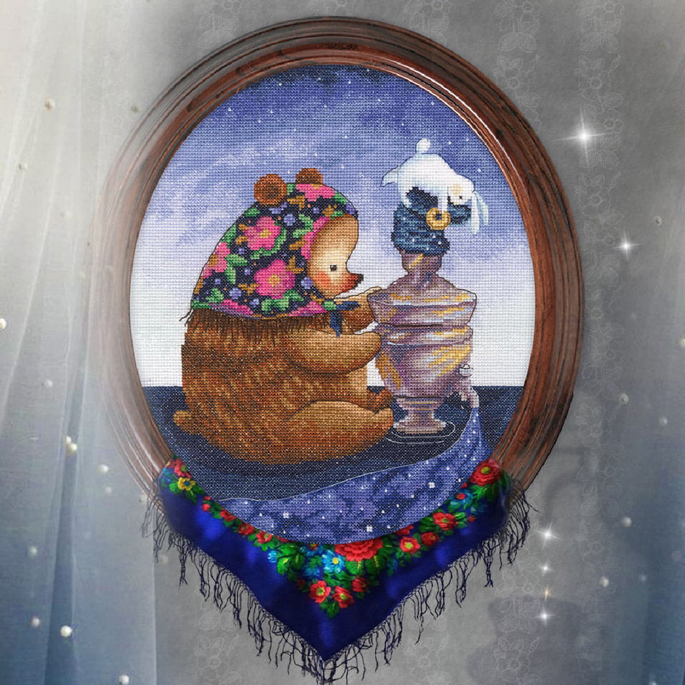 Kit de point de croix "Par le Samovar" - RTO M949