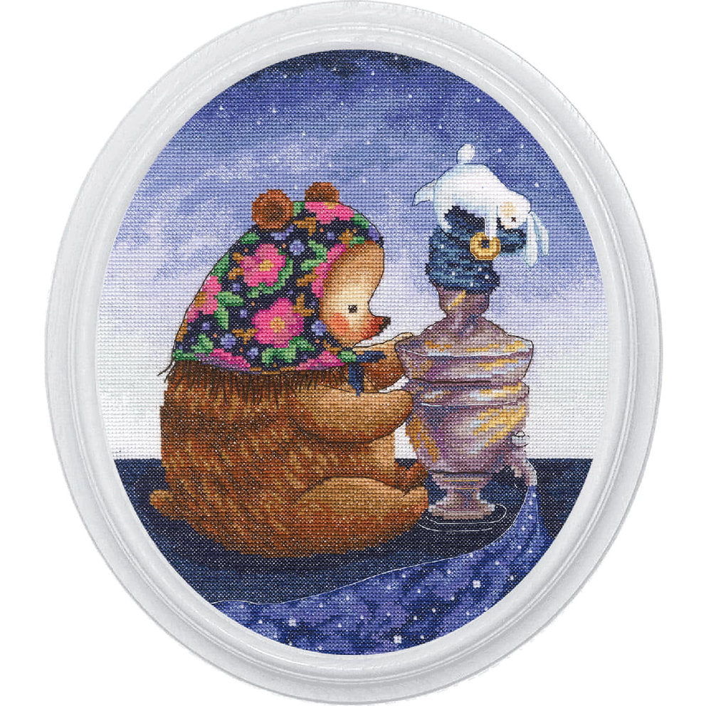 Kit de point de croix "Par le Samovar" - RTO M949